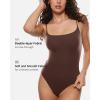 imageINLYRIC Womens Inbarely Soft Scoop Neck Bodysuit Double Lined Cami Sleeveless Spaghetti Strap Going Out Tank TopsHazelnut
