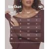 imageINLYRIC Womens Natrelax Long Sleeve Bodysuit Boat Neck Stretchy Basic TopsTaupe
