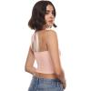 imageINLYRIC Natrelax Womens Tube Tops Strapless Bandeau Crop Top Double Lined Sexy Summer Going Out Tops Solid StretchyBlush Pink