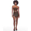 imageINLYRIC Natrelax Womens Tube Tops Strapless Bandeau Crop Top Double Lined Sexy Summer Going Out Tops Solid StretchyCoffee Brown