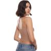 imageINLYRIC Natrelax Womens Tube Tops Strapless Bandeau Crop Top Double Lined Sexy Summer Going Out Tops Solid StretchyLatte Coffee