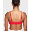 imageINLYRIC Womens Inbarely Bralettes Cami Bras No Underwire Wireless Seamless Unlined Comfort Sports BraBright Red