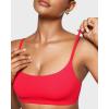 imageINLYRIC Womens Inbarely Bralettes Cami Bras No Underwire Wireless Seamless Unlined Comfort Sports BraBright Red