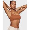 imageINLYRIC Womens Inbarely Bralettes Cami Bras No Underwire Wireless Seamless Unlined Comfort Sports BraBronze Beige