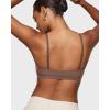 imageINLYRIC Womens Inbarely Bralettes Cami Bras No Underwire Wireless Seamless Unlined Comfort Sports BraBrown Purple