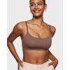 imageINLYRIC Womens Inbarely Bralettes Cami Bras No Underwire Wireless Seamless Unlined Comfort Sports BraBrown Purple