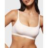 imageINLYRIC Womens Inbarely Bralettes Cami Bras No Underwire Wireless Seamless Unlined Comfort Sports BraCoconut White