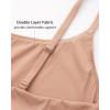 imageINLYRIC Womens Inbarely Bralettes Cami Bras No Underwire Wireless Seamless Unlined Comfort Sports BraCream Coffee