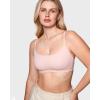 imageINLYRIC Womens Inbarely Bralettes Cami Bras No Underwire Wireless Seamless Unlined Comfort Sports BraGentle Rose