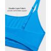 imageINLYRIC Womens Inbarely Bralettes Cami Bras No Underwire Wireless Seamless Unlined Comfort Sports BraMadagascar Blue