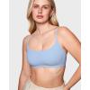 imageINLYRIC Womens Inbarely Bralettes Cami Bras No Underwire Wireless Seamless Unlined Comfort Sports BraMoonlight Blue