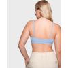 imageINLYRIC Womens Inbarely Bralettes Cami Bras No Underwire Wireless Seamless Unlined Comfort Sports BraMoonlight Blue