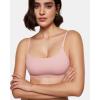 imageINLYRIC Womens Inbarely Bralettes Cami Bras No Underwire Wireless Seamless Unlined Comfort Sports BraRose Tan