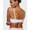 imageINLYRIC Womens Inbarely Bralettes Cami Bras No Underwire Wireless Seamless Unlined Comfort Sports BraWhite