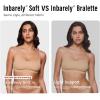 imageINLYRIC Womens Inbarely Soft Bralettes  Cami Bras No Underwire Seamless Unlined Comfort BraletteLight Oatmeal