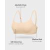 imageINLYRIC Womens Inbarely Soft Bralettes  Cami Bras No Underwire Seamless Unlined Comfort BraletteLight Oatmeal