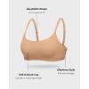 imageINLYRIC Womens Inbarely Soft Bralettes  Cami Bras No Underwire Seamless Unlined Comfort BralettePeach Taupe
