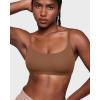 imageINLYRIC Womens Inbarely Soft Bralettes  Cami Bras No Underwire Seamless Unlined Comfort BraletteSandalwood Brown2