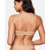 imageINLYRIC Womens Inbarely Soft Bralettes  Cami Bras No Underwire Seamless Unlined Comfort BraletteWarm Beige