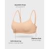imageINLYRIC Womens Inbarely Soft Bralettes  Cami Bras No Underwire Seamless Unlined Comfort BraletteWarm Beige