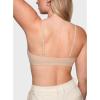 imageINLYRIC Womens Inbarely Soft Bralettes  Cami Bras No Underwire Seamless Unlined Comfort BraletteWheat Beige