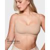 imageINLYRIC Womens Inbarely Soft Bralettes  Cami Bras No Underwire Seamless Unlined Comfort BraletteWheat Beige