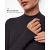 imageINLYRIC Womens Inbarely Soft Mock Turtleneck Double Lined Long Sleeve Tops Going Out Slim Fitted Sexy Trendy TShirtsBlack