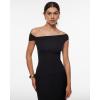 imageINLYRIC Womens Inbarely Soft Off The Shoulder Tops Versatile Going Out Trendy Shirts Y2K Spring Summer OutfitsBlack
