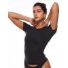 imageINLYRIC Womens Inbarely Soft Short Sleeve Tops Crew Neck Summer Going Out Tees Basic Slim Fitted Breathable TShirtBlack