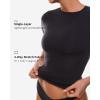 imageINLYRIC Womens Inbarely Soft Short Sleeve Tops Crew Neck Summer Going Out Tees Basic Slim Fitted Breathable TShirtBlack
