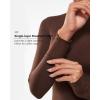 imageINLYRIC Womens Long Sleeve TShirts Crew Neck Basic Fitted Slim Tees Thermal Going Out Trendy Crop TopsHazelnut