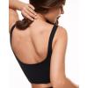 imageINLYRIC Womens Natrelax Sexy Tank Crop Tops Sweetheart V Neck Backless Sleeveless Summer Going Out Tank TopBlack