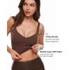 imageINLYRIC Womens Natrelax Sexy Tank Crop Tops Sweetheart V Neck Backless Sleeveless Summer Going Out Tank TopCoffee Brown