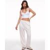 imageINLYRIC Womens Natrelax Sexy Tank Crop Tops Sweetheart V Neck Backless Sleeveless Summer Going Out Tank TopWhite