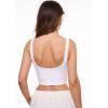 imageINLYRIC Womens Natrelax Sexy Tank Crop Tops Sweetheart V Neck Backless Sleeveless Summer Going Out Tank TopWhite