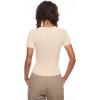 imageINLYRIC Womens Summer Short Sleeve Tops  Cotton Trendy Cute Basic Casual Crew Neck Single Layer T Shirts Tees TopsWhite Opal