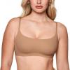 imageINLYRIC Womens Inbarely Soft Bralettes  Cami Bras No Underwire Seamless Unlined Comfort BraletteGravel Beige