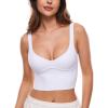 imageINLYRIC Womens Natrelax Sexy Tank Crop Tops Sweetheart V Neck Backless Sleeveless Summer Going Out Tank TopWhite