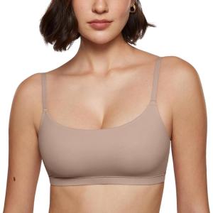 imageINLYRIC Womens Inbarely Bralettes Cami Bras No Underwire Wireless Seamless Unlined Comfort Sports BraRose Gray