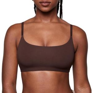 imageINLYRIC Womens Inbarely Soft Bralettes  Cami Bras No Underwire Seamless Unlined Comfort BraletteHazelnut