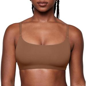 imageINLYRIC Womens Inbarely Soft Bralettes  Cami Bras No Underwire Seamless Unlined Comfort BraletteSandalwood Brown2