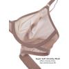 imageINLYRIC Womens Cosnufy Sheer Balconette Bra Demi Unlined Plunge Mesh See Through Sexy Bras UnderwireBrown Purple