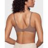 imageINLYRIC Womens Cosnufy Sheer Balconette Bra Demi Unlined Plunge Mesh See Through Sexy Bras UnderwireBrown Purple