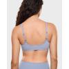 imageINLYRIC Womens Cosnufy Sheer Front Closure Bra  Demi Sexy Seamless Unlined No Padding Mesh Underwire BraMoonlight Blue