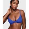 imageINLYRIC Womens Inbarely Plus Plunge Bra  Unlined Underwire Sexy Demi Balconette BrasAzure Blue