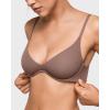 imageINLYRIC Womens Inbarely Plus Plunge Bra  Unlined Underwire Sexy Demi Balconette BrasBrown Purple