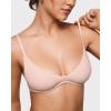 imageINLYRIC Womens Inbarely Plus Plunge Bra  Unlined Underwire Sexy Demi Balconette BrasGentle Rose