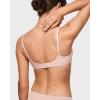 imageINLYRIC Womens Inbarely Plus Plunge Bra  Unlined Underwire Sexy Demi Balconette BrasGentle Rose