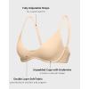 imageINLYRIC Womens Inbarely Plus Plunge Bra  Unlined Underwire Sexy Demi Balconette BrasLight Oatmeal
