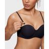 imageINLYRIC Womens Inbarely Plus Strapless Bra Full Coverage Lightly Lined Multiway Sexy Underwire Support Seamless BrasBlack  Go One Size Up